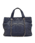 Trianon Tote, &pound;1,700, Handbags, Navy, Leather, Front view